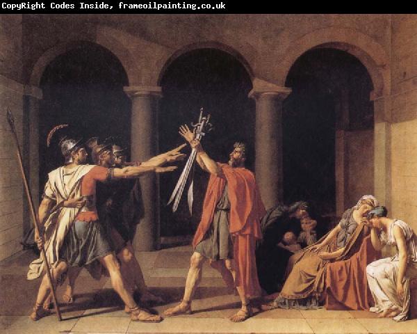 Jacques-Louis  David The Oath of the Horatii